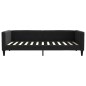 vidaXL Sofá cama nido tela negro 100x200 cm vidaXL Sofá cama nido tela negro 100x200 cm