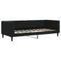 vidaXL Sofá cama nido terciopelo negro 90x190 cm