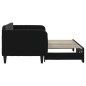 vidaXL Sofá cama nido terciopelo negro 90x200 cm vidaXL Sofá cama nido terciopelo negro 90x200 cm