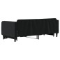 vidaXL Sofá cama nido terciopelo negro 90x200 cm vidaXL Sofá cama nido terciopelo negro 90x200 cm