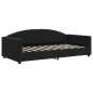 vidaXL Sofá cama nido terciopelo negro 90x190 cm vidaXL Sofá cama nido terciopelo negro 90x190 cm