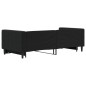 vidaXL Sofá cama nido terciopelo negro 90x200 cm