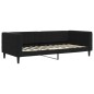 vidaXL Sofá cama nido terciopelo negro 90x200 cm