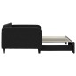 vidaXL Sofá cama nido tela negro 90x190 cm vidaXL Sofá cama nido tela negro 90x190 cm