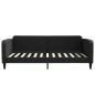 vidaXL Sofá cama nido tela negro 100x200 cm vidaXL Sofá cama nido tela negro 100x200 cm