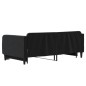 vidaXL Sofá cama nido terciopelo negro 90x190 cm vidaXL Sofá cama nido terciopelo negro 90x190 cm