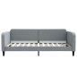 vidaXL Sofá cama nido tela gris claro 100x200 cm