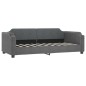 vidaXL Sofá cama nido tela gris oscuro 90x190 cm vidaXL Sofá cama nido tela gris oscuro 90x190 cm