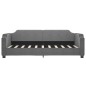 vidaXL Sofá cama nido tela gris oscuro 90x190 cm vidaXL Sofá cama nido tela gris oscuro 90x190 cm