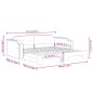 vidaXL Sofá cama nido tela gris oscuro 90x190 cm vidaXL Sofá cama nido tela gris oscuro 90x190 cm