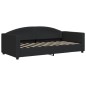 vidaXL Sofá cama nido con colchón tela negro 90x190 cm vidaXL Sofá cama nido con colchón tela negro 90x190 cm