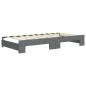 vidaXL Sofá cama nido con cajones tela gris oscuro 90x190 cm vidaXL Sofá cama nido con cajones tela gris oscuro 90x190 cm