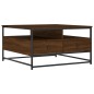vidaXL Mesa de centro madera de ingeniería roble marrón 80x80x45 cm vidaXL Mesa de centro madera de ingeniería roble marrón 80x80x45 cm