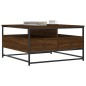 vidaXL Mesa de centro madera de ingeniería roble marrón 80x80x45 cm vidaXL Mesa de centro madera de ingeniería roble marrón 80x80x45 cm