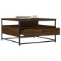 vidaXL Mesa de centro madera de ingeniería roble marrón 80x80x45 cm vidaXL Mesa de centro madera de ingeniería roble marrón 80x80x45 cm