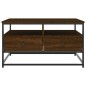 vidaXL Mesa de centro madera de ingeniería roble marrón 80x80x45 cm vidaXL Mesa de centro madera de ingeniería roble marrón 80x80x45 cm