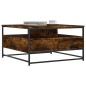 vidaXL Mesa de centro madera de ingeniería roble ahumado 80x80x45 cm vidaXL Mesa de centro madera de ingeniería roble ahumado 80x80x45 cm