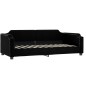 vidaXL Sofá cama nido con cajones tela negro 90x190 cm vidaXL Sofá cama nido con cajones tela negro 90x190 cm
