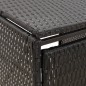 vidaXL Cobertizo para 3 contenedores de basura ratán PE 207x80x117 cm vidaXL Cobertizo para 3 contenedores de basura ratán PE 207x80x117 cm