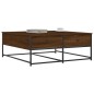 vidaXL Mesa de centro madera de ingeniería roble marrón 100x99x40 cm