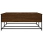 vidaXL Mesa de centro madera de ingeniería roble marrón 100x99x40 cm