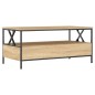 vidaXL Mesa de centro madera de ingeniería roble Sonoma 100x51x45 cm vidaXL Mesa de centro madera de ingeniería roble Sonoma 100x51x45 cm