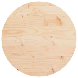 vidaXL Tablero de mesa redondo madera maciza de pino Ø40x3 cm