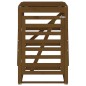 vidaXL Cobertizo cubos de basura madera pino marrón miel 84x90x128,5cm vidaXL Cobertizo cubos de basura madera pino marrón miel 84x90x128,5cm