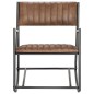 vidaXL Silla mecedora de cuero auténtico marrón claro vidaXL Silla mecedora de cuero auténtico marrón claro