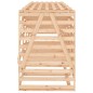 vidaXL Cobertizo cuádruple para cubos de basura madera maciza de pino vidaXL Cobertizo cuádruple para cubos de basura madera maciza de pino