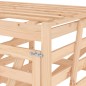 vidaXL Cobertizo cuádruple para cubos de basura madera maciza de pino vidaXL Cobertizo cuádruple para cubos de basura madera maciza de pino