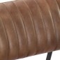 vidaXL Silla mecedora de cuero auténtico marrón claro vidaXL Silla mecedora de cuero auténtico marrón claro