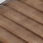 vidaXL Silla mecedora de cuero auténtico marrón claro vidaXL Silla mecedora de cuero auténtico marrón claro