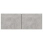 vidaXL Juego de muebles de salón 4 piezas gris hormigón 80x30x30 cm vidaXL Juego de muebles de salón 4 piezas gris hormigón 80x30x30 cm