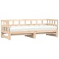 vidaXL Sofá cama nido madera maciza de pino 90x200 cm vidaXL Sofá cama nido madera maciza de pino 90x200 cm