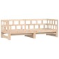 vidaXL Sofá cama nido madera maciza de pino 90x200 cm vidaXL Sofá cama nido madera maciza de pino 90x200 cm