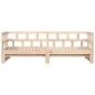 vidaXL Sofá cama nido madera maciza de pino 90x200 cm vidaXL Sofá cama nido madera maciza de pino 90x200 cm