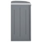 vidaXL Cubo de basura con dos puertas PP gris 65x45x88 cm vidaXL Cubo de basura con dos puertas PP gris 65x45x88 cm