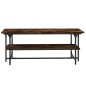 vidaXL Mesa de centro madera contrachapada roble ahumado 100x50x40 cm vidaXL Mesa de centro madera contrachapada roble ahumado 100x50x40 cm