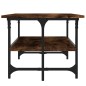 vidaXL Mesa de centro madera contrachapada roble ahumado 100x50x40 cm vidaXL Mesa de centro madera contrachapada roble ahumado 100x50x40 cm
