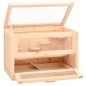 vidaXL Jaula para hámster madera maciza abeto 60x35,5x42 cm vidaXL Jaula para hámster madera maciza abeto 60x35,5x42 cm