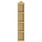 vidaXL Caseta herramientas jardín 40x33x222 cm madera pino impregnada vidaXL Caseta herramientas jardín 40x33x222 cm madera pino impregnada