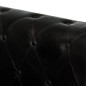 vidaXL Sofá Chesterfield de 2 plazas cuero auténtico negro vidaXL Sofá Chesterfield de 2 plazas cuero auténtico negro