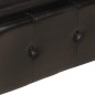 vidaXL Sofá Chesterfield de 2 plazas cuero auténtico negro vidaXL Sofá Chesterfield de 2 plazas cuero auténtico negro