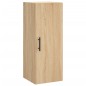 vidaXL Aparador de madera contrachapada roble Sonoma 34,5x34x180 cm vidaXL Aparador de madera contrachapada roble Sonoma 34,5x34x180 cm