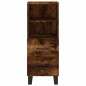 vidaXL Aparador de madera contrachapada roble ahumado 34,5x34x180 cm vidaXL Aparador de madera contrachapada roble ahumado 34,5x34x180 cm