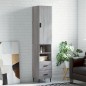 vidaXL Aparador alto madera contrachapada gris Sonoma 34,5x34x180 cm vidaXL Aparador alto madera contrachapada gris Sonoma 34,5x34x180 cm