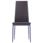 vidaXL Conjunto de mesa y sillas de comedor 5 piezas gris vidaXL Conjunto de mesa y sillas de comedor 5 piezas gris