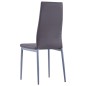 vidaXL Conjunto de mesa y sillas de comedor 5 piezas gris vidaXL Conjunto de mesa y sillas de comedor 5 piezas gris
