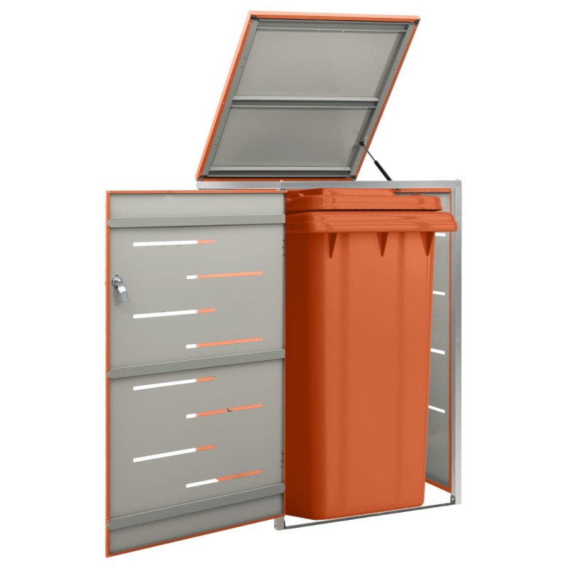 vidaXL Cobertizo para un contenedor basura acero 69x77,5x112,5 cm vidaXL Cobertizo para un contenedor basura acero 69x77,5x112,5 cm